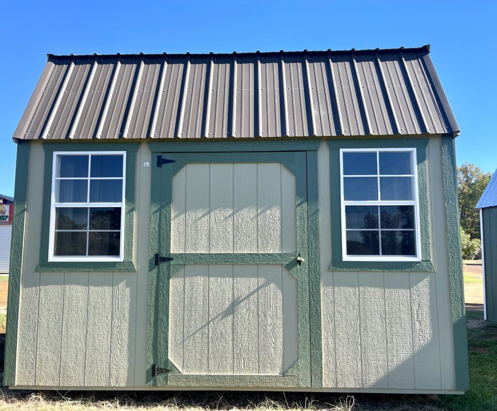 —8×12 Side Lofted Barn. $3,795
